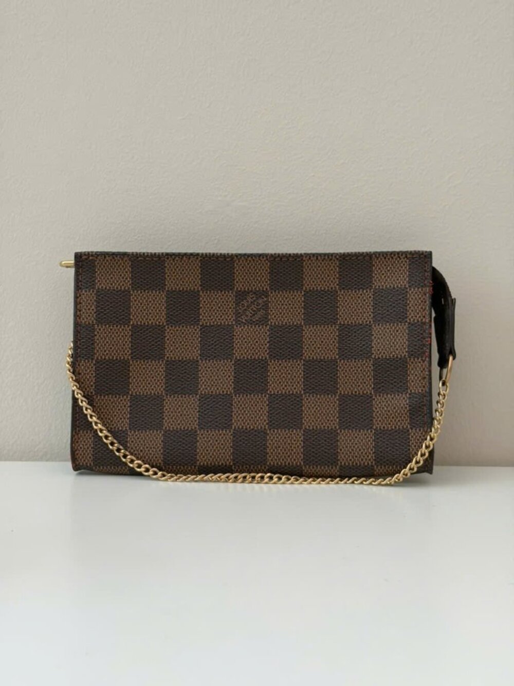LOUIS VUITTON Damier Ebene Pochette Accessories
